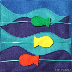 Quiet Book Fish Pages - Sarah Goer Quilts